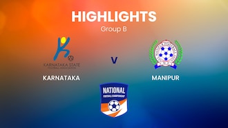 Karnataka - Manipur | Gruppo B | Santosh Trophy | Highlights