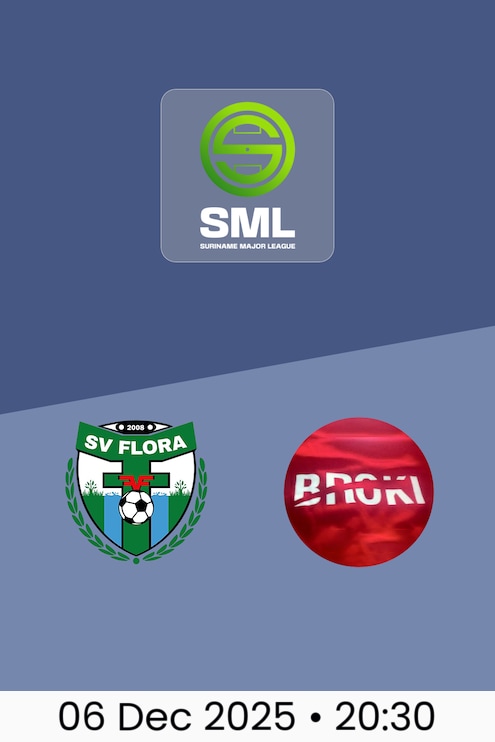 Flora v Broki | Suriname Major League 2025/26