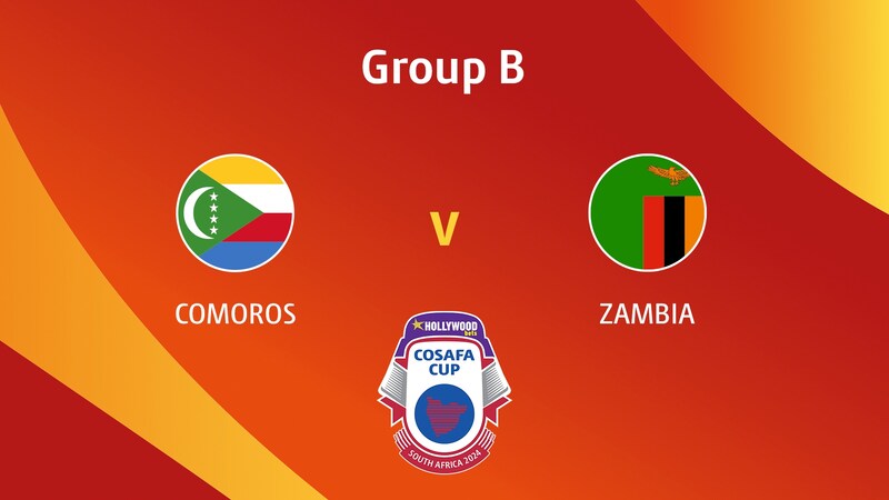 Comoros v Zambia | Group B | HOLLYWOODBETS COSAFA Cup 2024 | Full Match ...