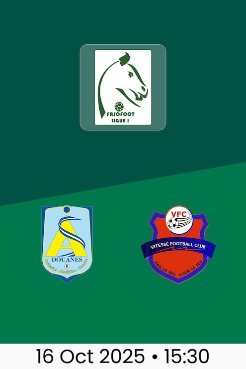 AS Douanes v Vitesse FC | Burkina Faso Ligue 1 2025-26