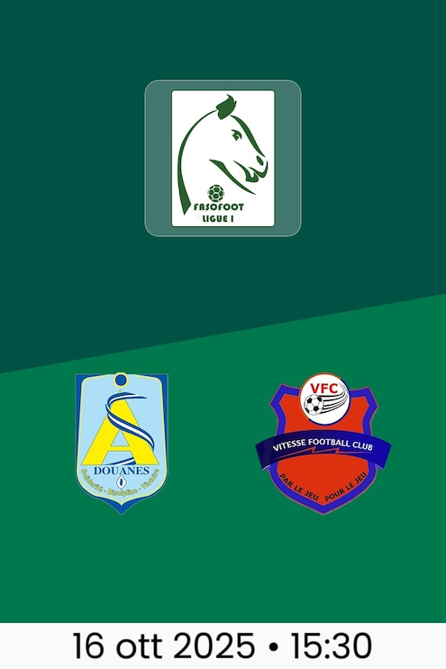 AS Douanes - Vitesse FC | Burkina Faso Ligue 1 2025-26