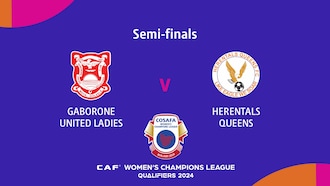 Gaborone United Ladies x Herentals Queens FC | Semifinais | CAF Women’s Champions League | COSAFA Qualifier 2024 | Jogo completo
