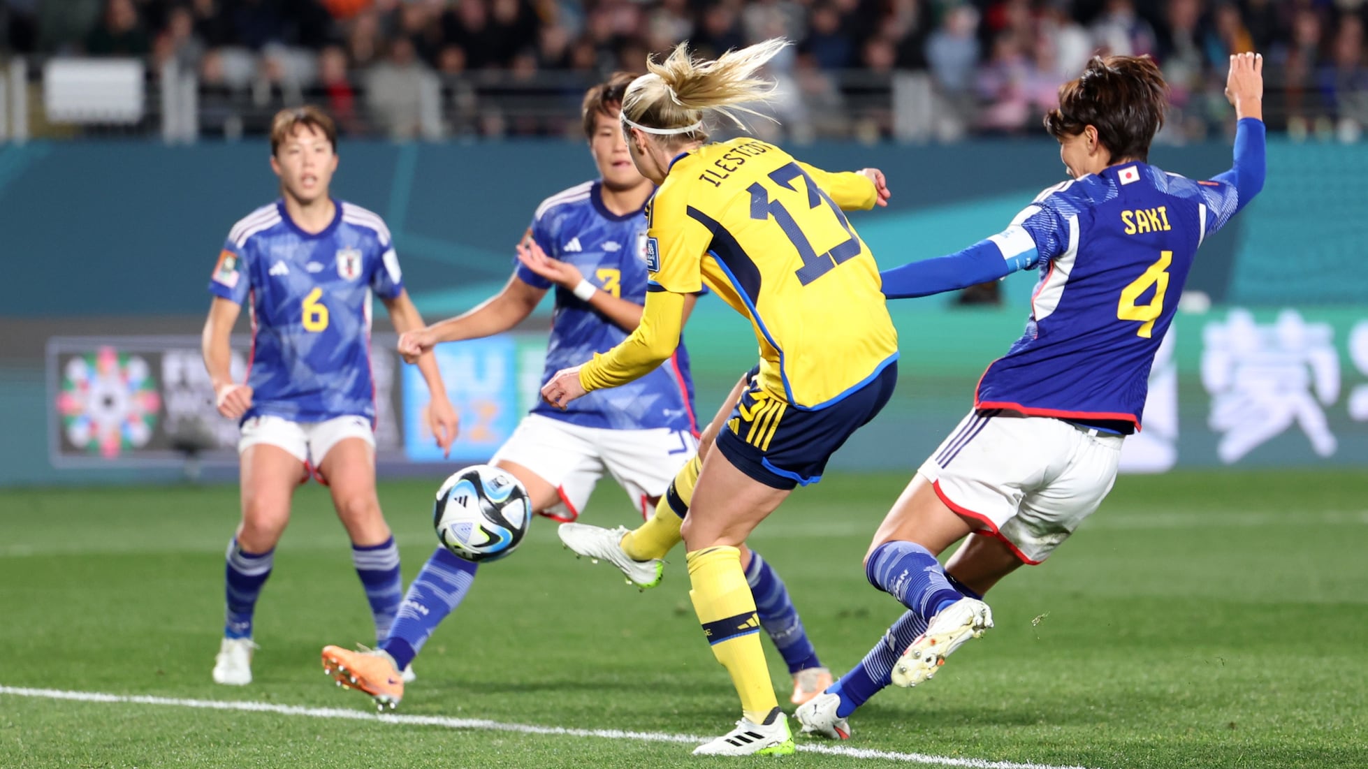 Gol de Amanda Ilestedt 32' | Japão vs Suécia | Copa do Mundo FIFA Feminina de 2023, em Austrália e Nova Zelândia