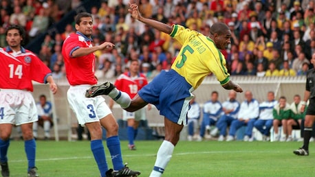 César Sampaio Goal 11' | Brazil vs Chile | 1998 FIFA World Cup France™