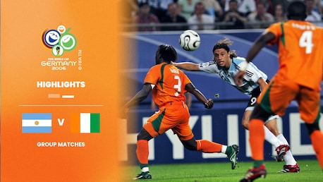 Argentina vs Costa de Marfil | Grupo C | Copa Mundial de la FIFA Alemania 2006™ | Highlights