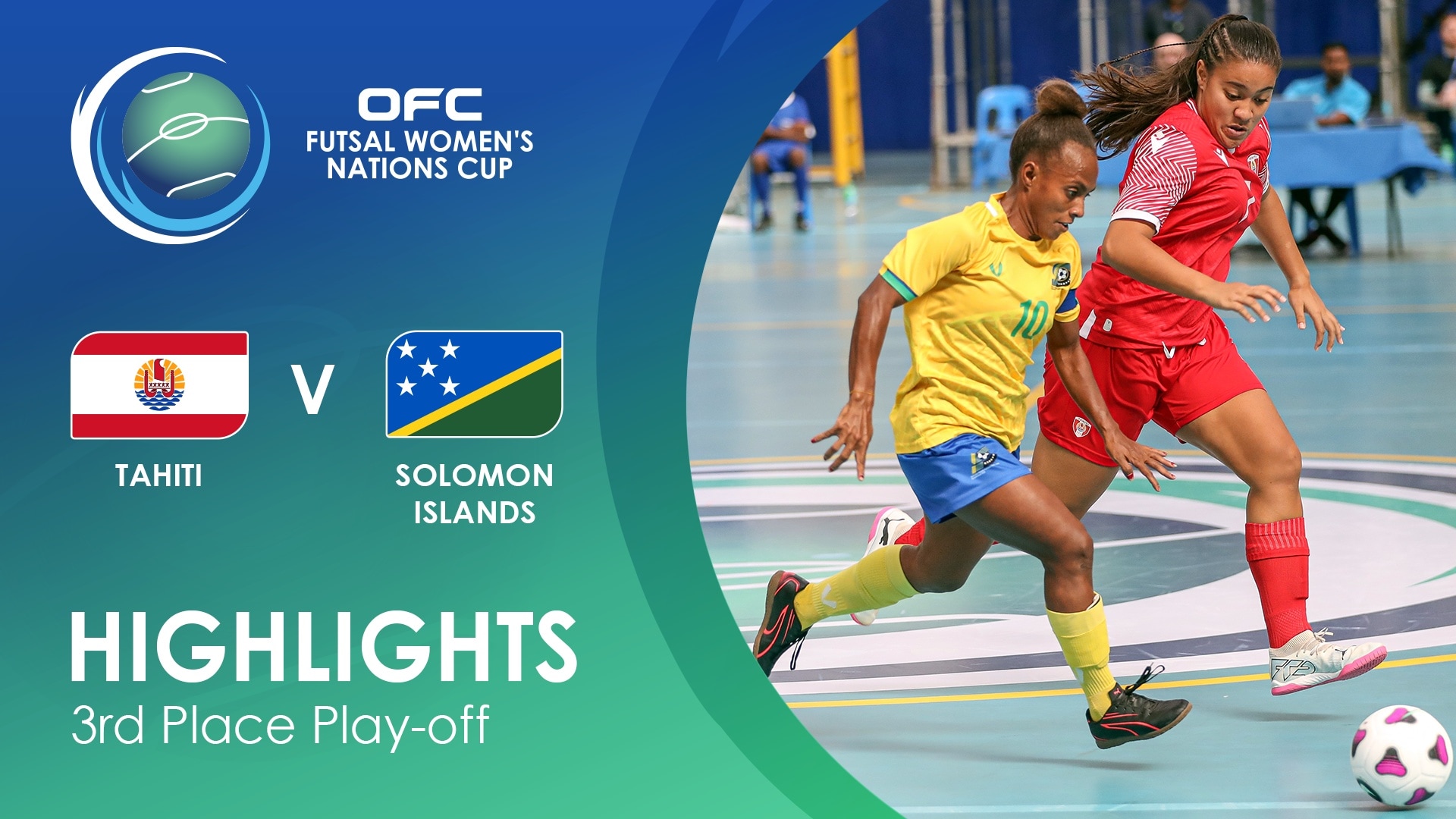 Tahiti v Solomon Islands | Play-off for third place | OFC Futsal Women's Nations Cup | Highlights