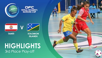 Tahiti - Salomon-Inseln | Spiel um Platz drei | OFC Futsal Women's Nations Cup | Highlights