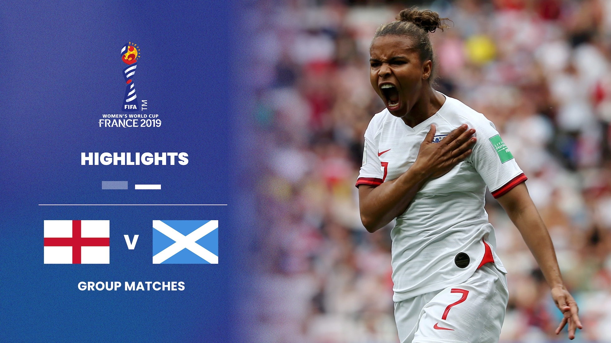 Inglaterra x Escócia | Grupo D | Copa do Mundo Feminina da FIFA França 2019 | Melhores momentos