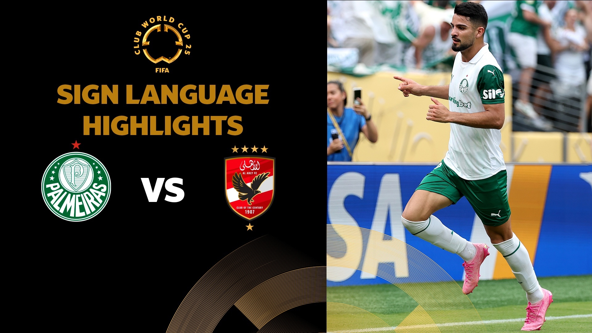 Palmeiras vs Al Ahly FC | Grupo A | Mundial de Clubes FIFA 2025™ | Highlights (Lengua de signos)