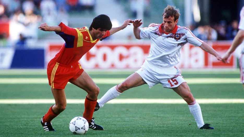 Marius Lăcătuș Goal 41' | Soviet Union vs Romania | 1990 FIFA World Cup Italy™