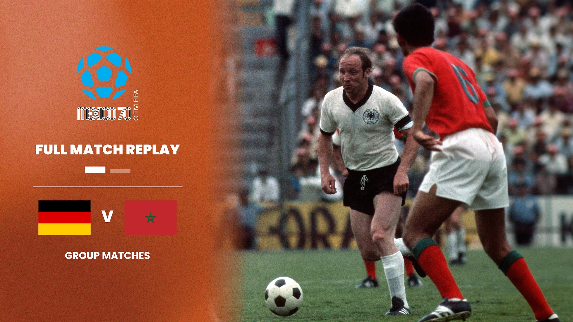 République Fédérale d'Allemagne - Maroc | Groupe 4 | Coupe du Monde de la FIFA, Mexique 1970™ | Match complet