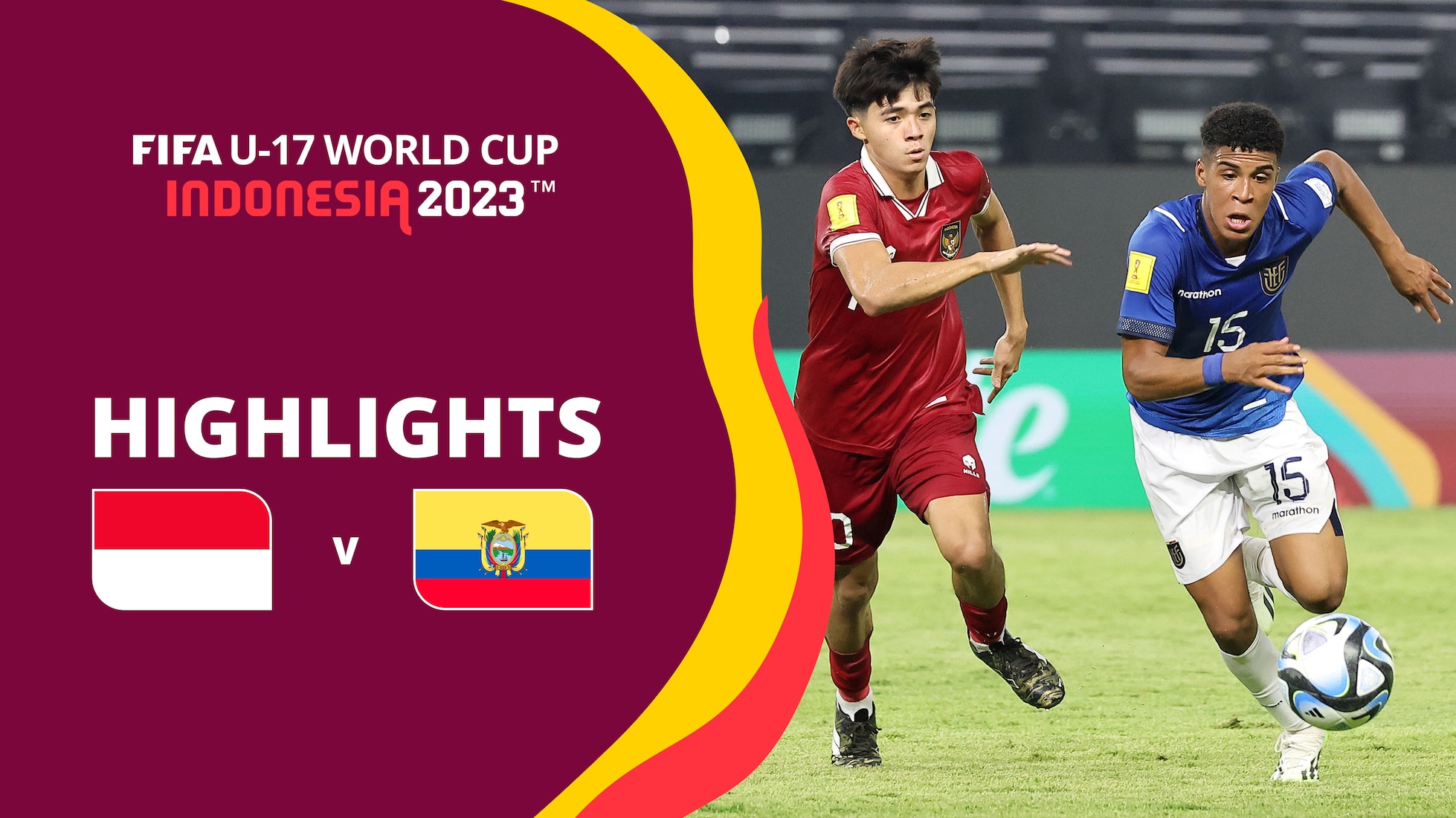 Indonesien - Ecuador | Gruppe A | FIFA U-17-Weltmeisterschaft Indonesien 2023™ | Highlights