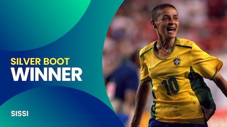Sissi | Prêmio Chuteira de Ouro | Copa do Mundo Feminina FIFA 1999, no Estados Unidos