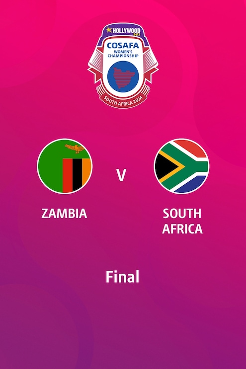 Zambia - Sudafrica | Finale | HOLLYWOODBETS COSAFA Women's Championship 2024 | Match completo