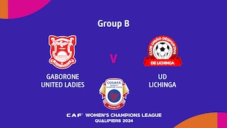 Gaborone United Ladies x UD Lichinga | Fase de grupos | CAF Women’s Champions League | COSAFA Qualifier 2024 | Jogo completo