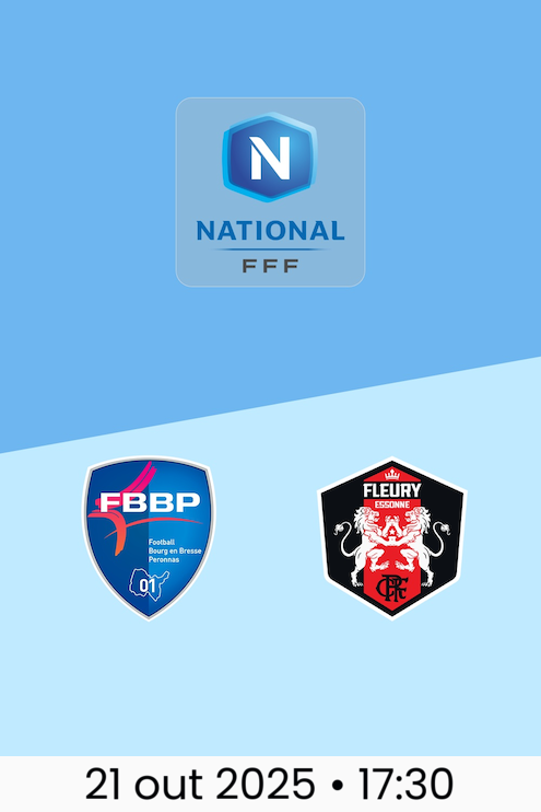 Bourg-Péronnas x FC Fleury 91 | Campeonato Nacional 2025/2026