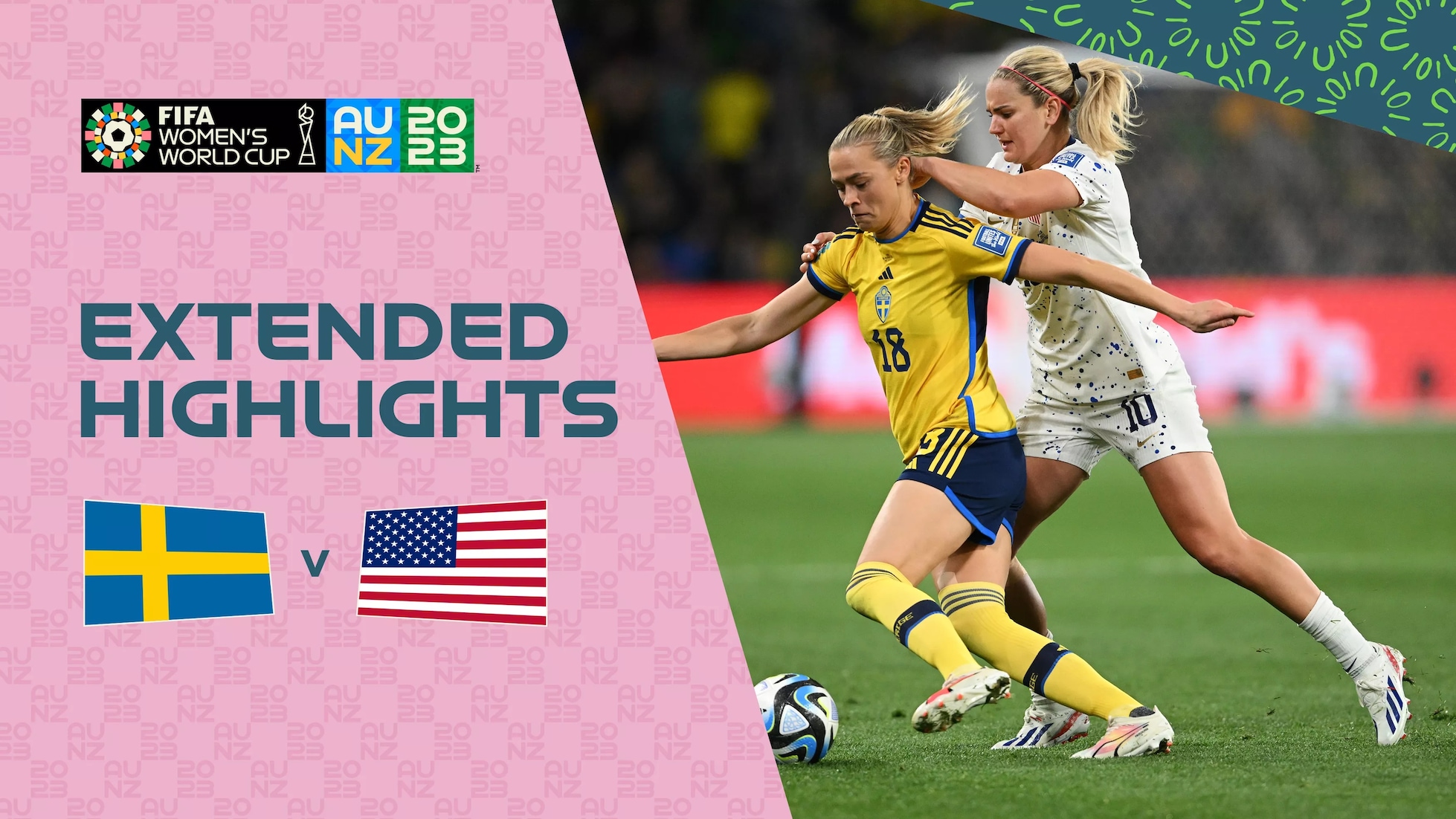 Schweden - USA | Achtelfinale | FIFA Frauen-Weltmeisterschaft Australien & Neuseeland 2023™ | Erweiterte Highlights