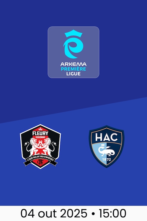 Fleury 91 x Le Havre | Arkema Première Ligue 2025/26