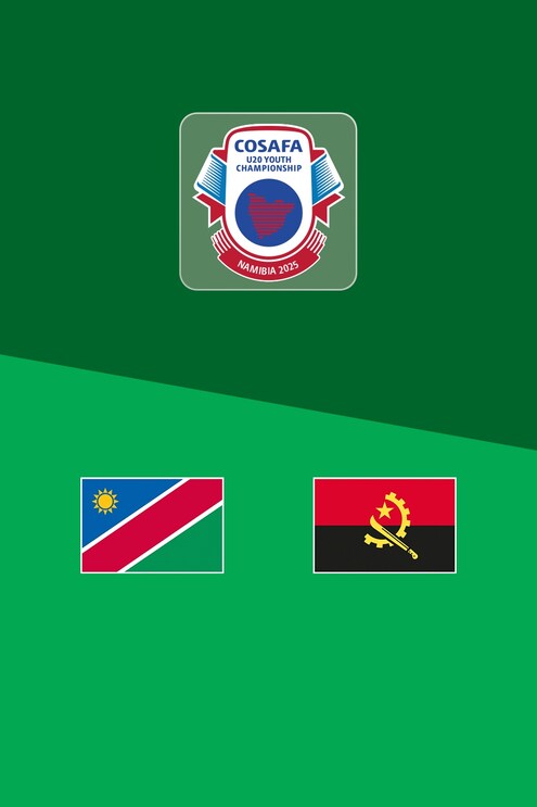 Namíbia x Angola | Fase de grupos | COSAFA U-20 Youth Championship 2025 | Jogo completo