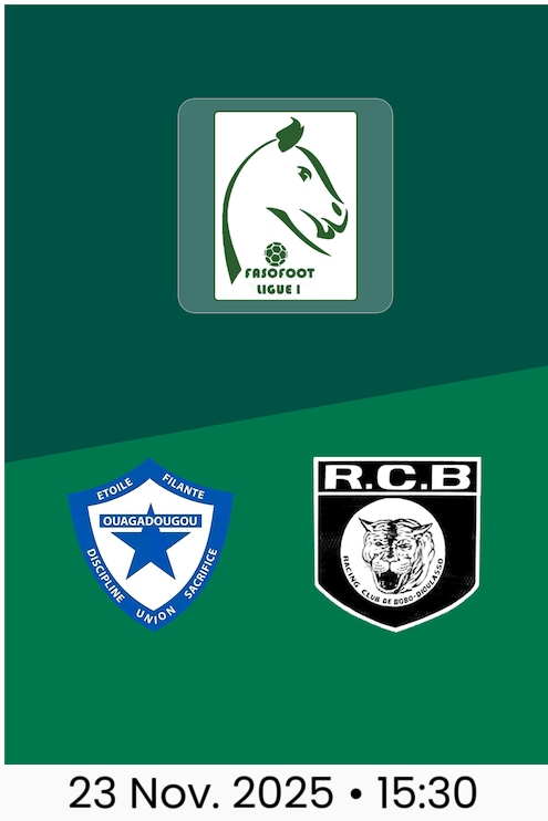 EFO - RCB | Burkina Faso Ligue 1 2025-26