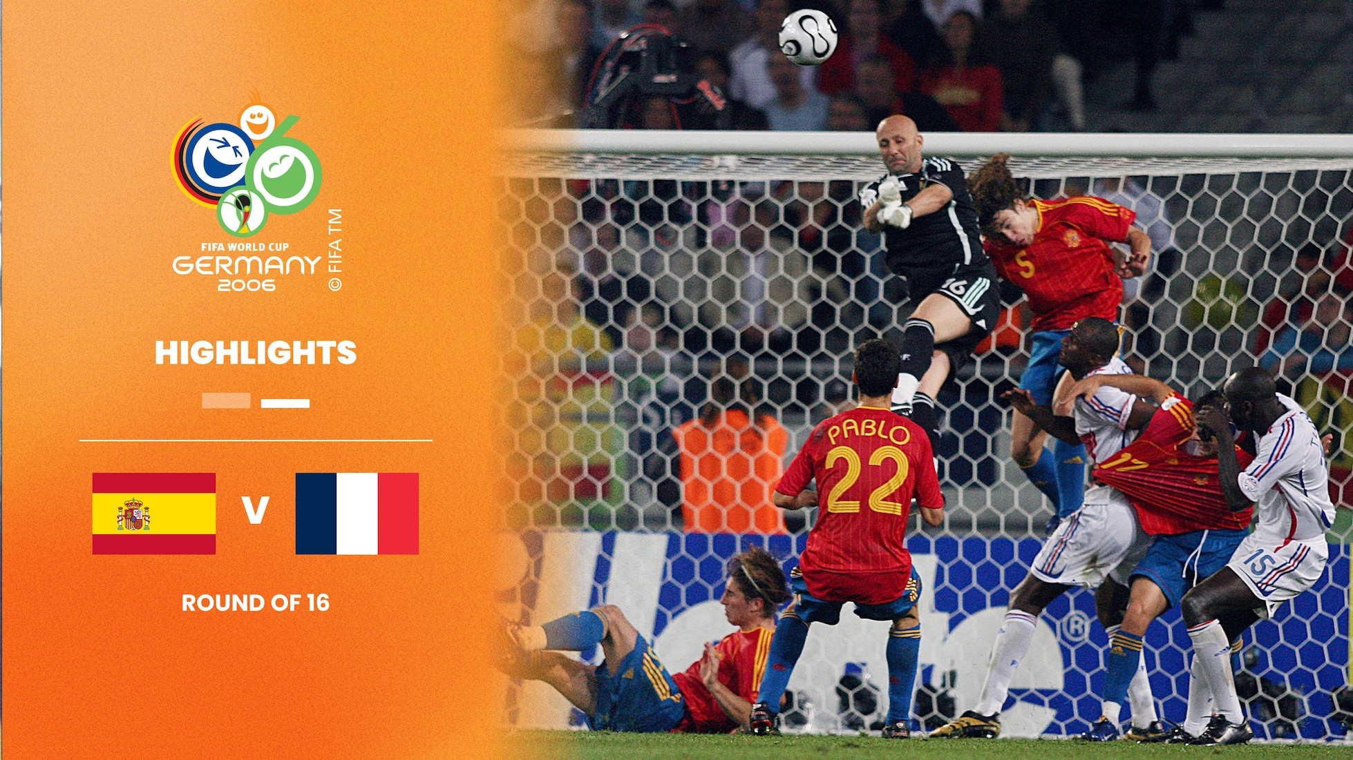 Spagna - Francia | Ottavi di finale | Coppa del Mondo FIFA Germania 2006 | Highlights
