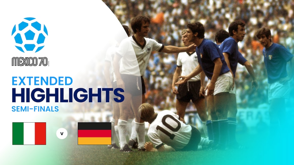 Italy v Germany FR | Semi-finals | 1970 FIFA World Cup Mexico™ | Extended Highlights