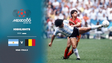 Argentina x Bélgica | Semifinais | Copa do Mundo da FIFA México 1986™ | Melhores momentos