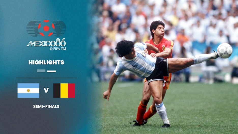 Argentinien - Belgien | Halbfinale | FIFA Fussball-Weltmeisterschaft Mexiko 1986™ | Highlights
