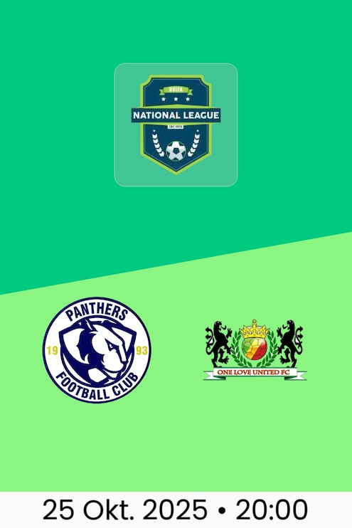 Panthers FC - One Love United FC | BVIFA National Liga 2025/26