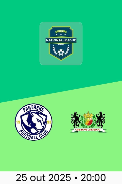 Panthers FC x One Love United FC | Liga Nacional BVIFA 2025/26