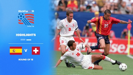 Espagne - Suisse | Huitièmes de finale | Coupe du Monde de la FIFA, États-Unis 1994™ | Résumé vidéo