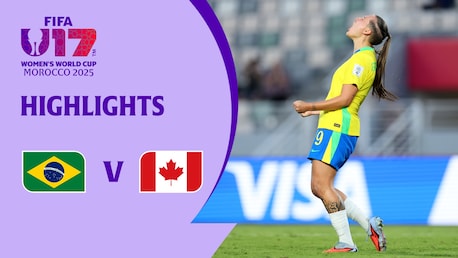 Brasil x Canadá | Quartas de final | Copa do Mundo Feminina Sub-17 da FIFA Marrocos 2025™ | Melhores momentos