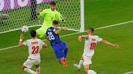 Christian Pulisic Goal 38' | IR Iran v USA | FIFA World Cup Qatar 2022™
