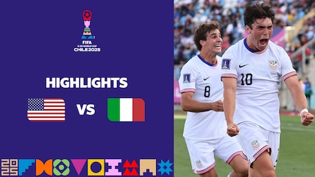 EE. UU. vs Italia | Octavos de final | Copa Mundial Sub-20 de la FIFA Chile 2025™ | Highlights