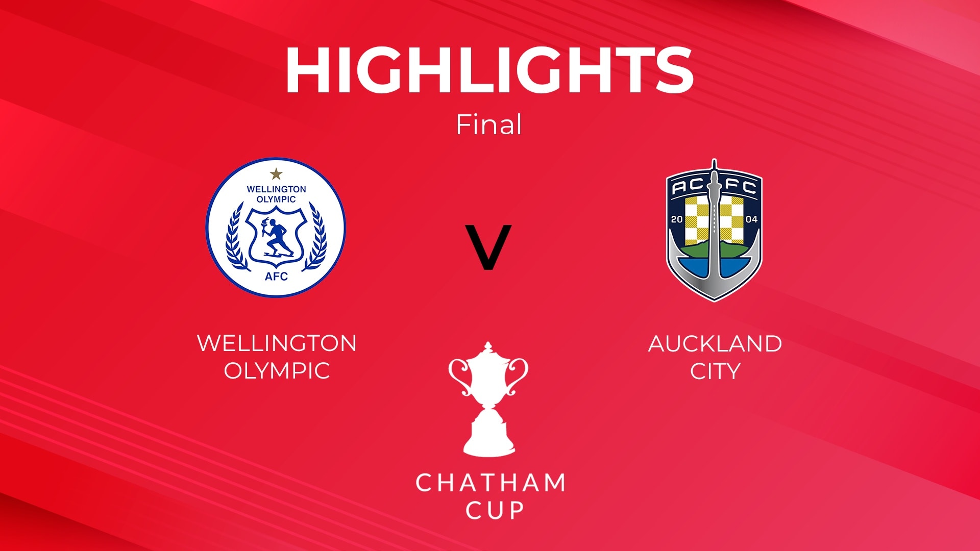 Wellington Olympic  - Auckland City FC | Finale | Chatham Cup | Highlights