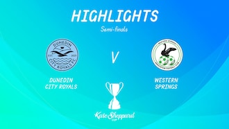 Royaux de la Ville de Dunedin - Western Springs | Demi-finales | Kate Sheppard Cup | Résumé vidéo