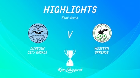 Royals da Cidade de Dunedin x Western Springs | Semifinais | Kate Sheppard Cup | Melhores momentos