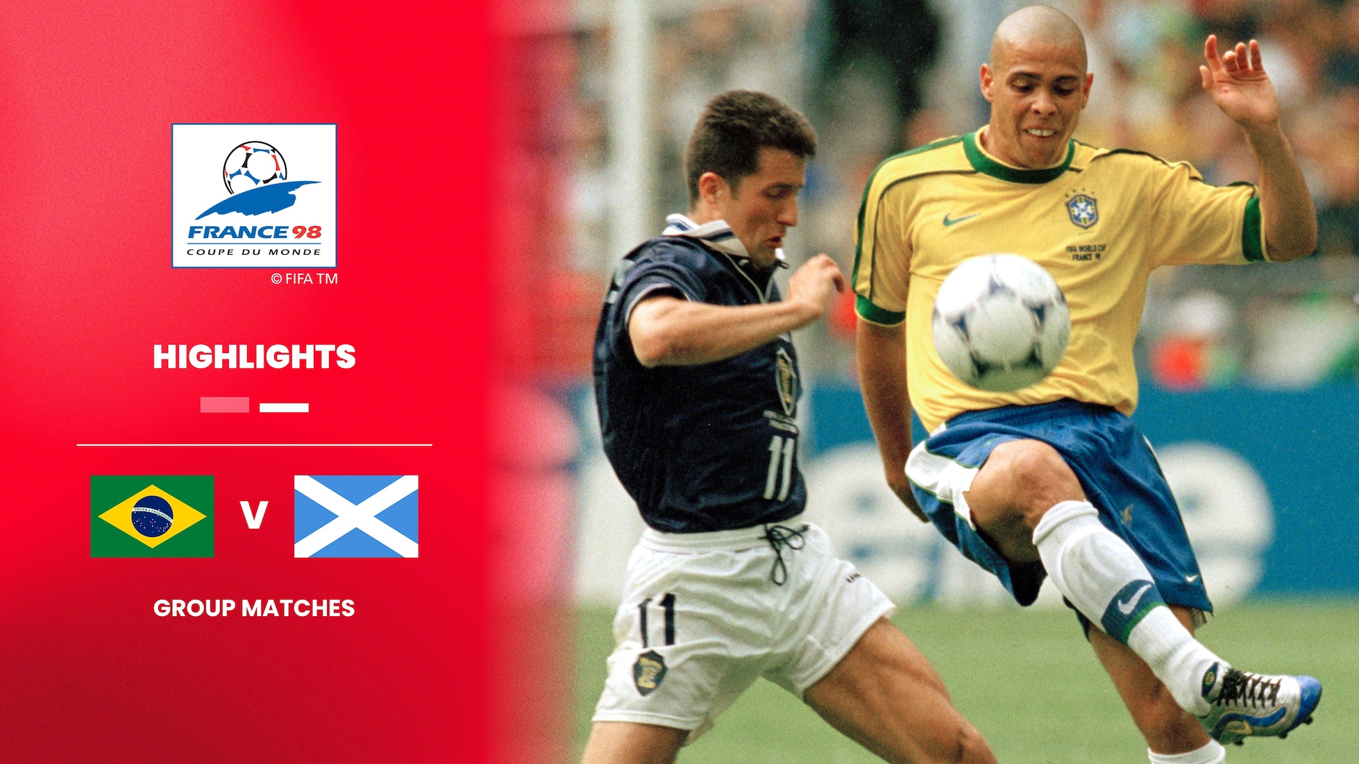 Brasile - Scozia | Gruppo A | Coppa del mondo FIFA Francia 1998 | Highlights
