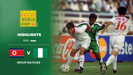RPD de Corea vs Nigeria | Grupo A | Copa Mundial del Fútbol Femenino de la FIFA EE UU 1999™ | Highlights