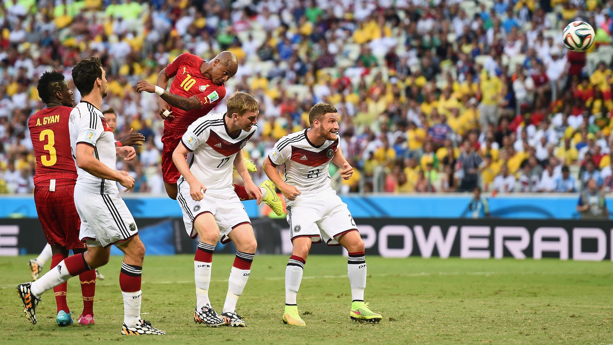 Das Tor von Andre Ayew 53' | Deutschland - Ghana | FIFA Fussball-Weltmeisterschaft Brasilien 2014™