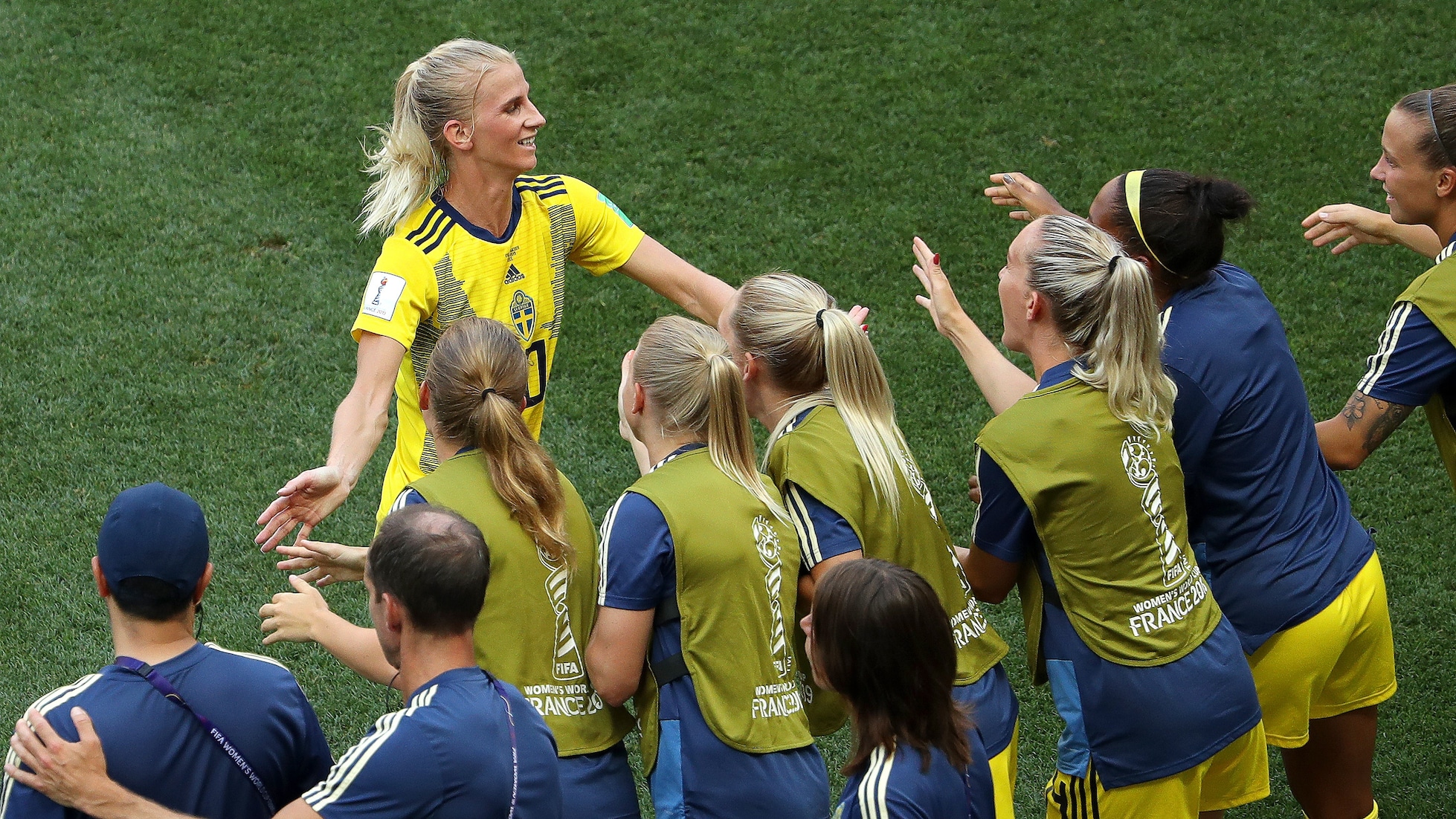 Sofia Jakobsson Goal 21' | England v Sweden | FIFA Women's World Cup France 2019™