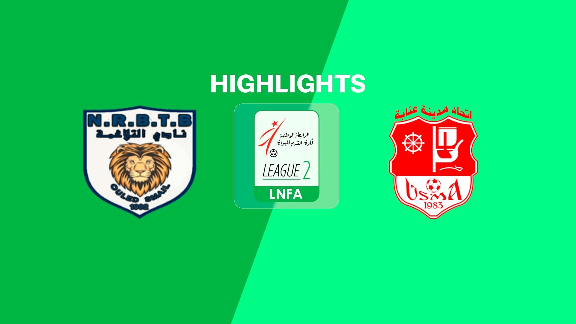 NRB Teleghma v USM Annaba | Ligue 2 2025/26 | Highlights