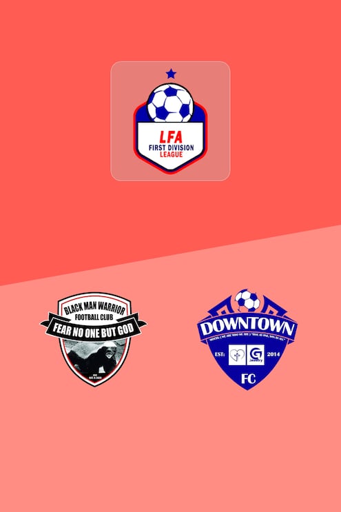 Black Man Warriors FC x Downtown FC | LFA First Division League 2025/26 | Jogo completo