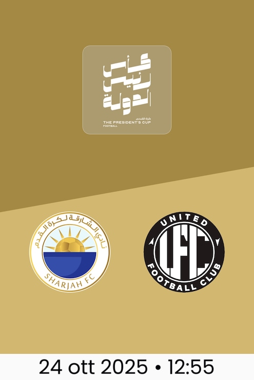 Sharjah FC - United Club | Ottavi di finale | Coppa del Presidente 2025/26