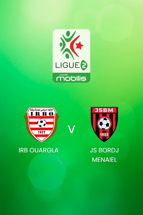 IRB Ouargla - JS Bordj Menaiel | Ligue 2 2024/25 | Algerien | Spiel in voller Länge