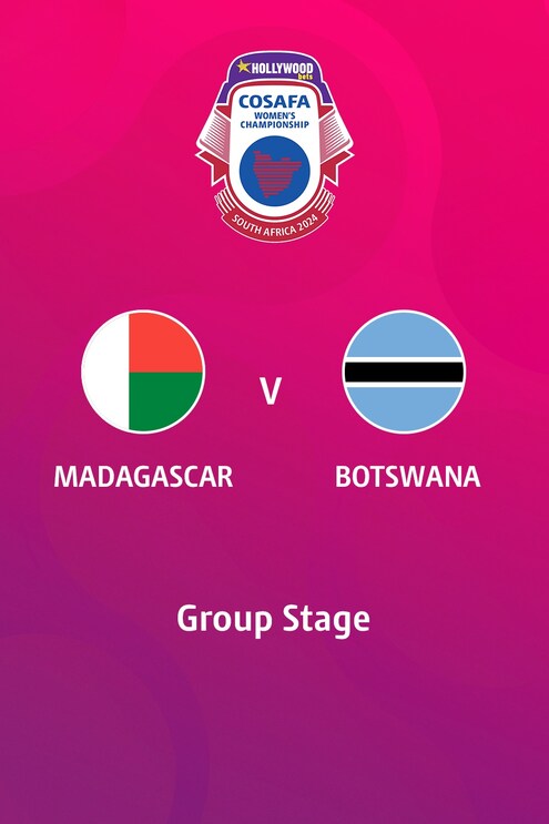 Madagaskar - Botswana | Gruppenphase | HOLLYWOODBETS COSAFA Women's Championship 2024 | Spiel in voller Länge