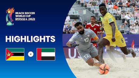 Espanha x Emirados Árabes Unidos | Grupo B | Copa do Mundo FIFA de Futebol de Areia de 2021, na Rússia | Melhores Momentos