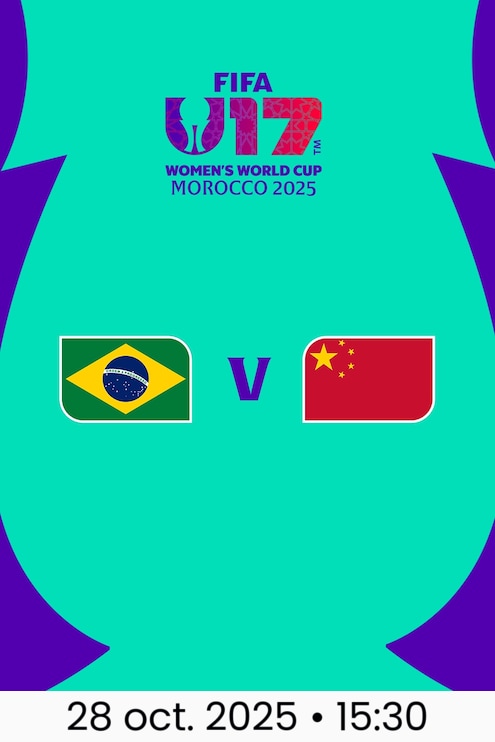 Brésil - RP Chine | Huitièmes de finale | Coupe du Monde Féminine U-17 de la FIFA, Maroc 2025™