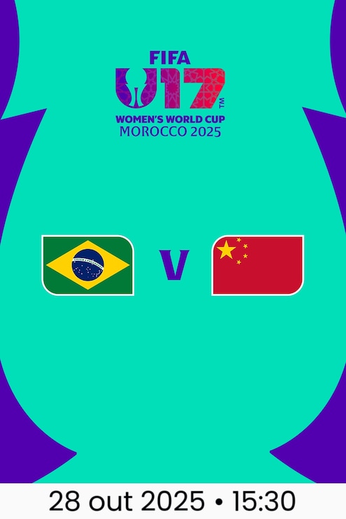 Brasil x RP da China | Oitavas de final | Copa do Mundo Feminina Sub-17 da FIFA Marrocos 2025™