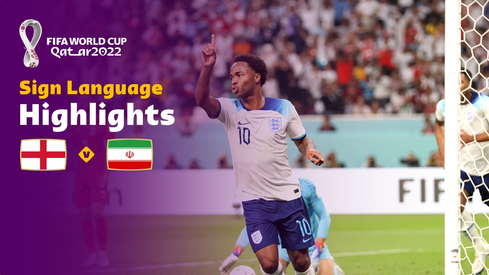 Angleterre - RI Iran | Groupe B | Coupe du Monde de la FIFA, Qatar 2022™ | Résumé vidéo (Langue des signes)